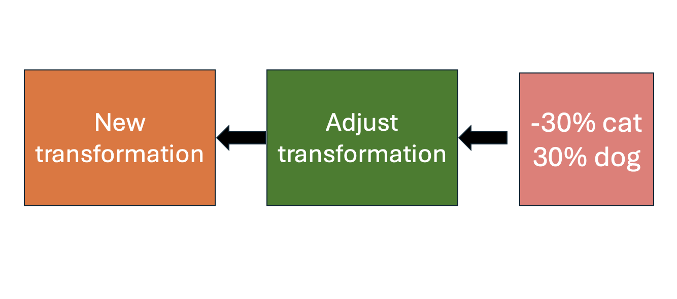 Diagram of cat backpropagation